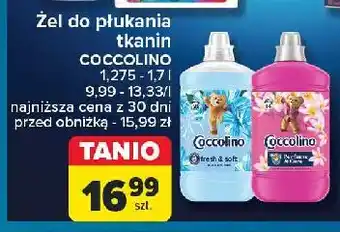 Carrefour Płyn do płukania tiare flower & red fruits Coccolino Perfume Care oferta