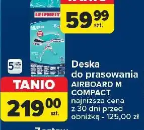 Carrefour Deska do prasowania airboard m compact Leifheit oferta