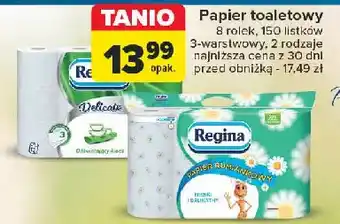 Carrefour Papier toaletowy rumiankowy Regina oferta