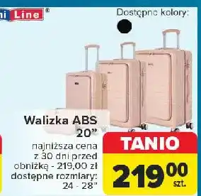 Carrefour Walizka abs 28 Semi Line oferta