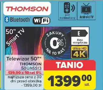 Carrefour Telewizor led 50 50ua5s13 Thomson oferta