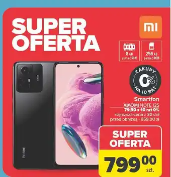 Carrefour Smartfon redmi note 12s Xiaomi oferta