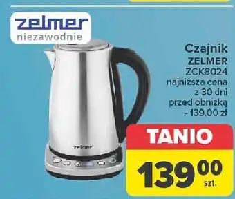 Carrefour Czajnik zck8024 Zelmer oferta