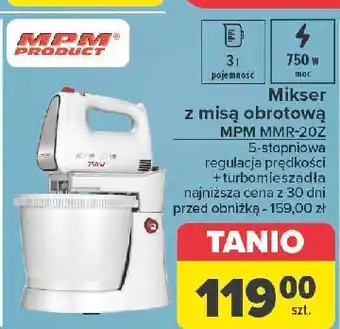 Carrefour Mikser z misą mmr-20z Mpm Product oferta