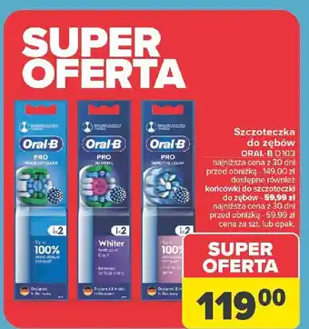 Carrefour Szczoteczka do zębów pro-repair d103 Oral-B Vitality Expert oferta