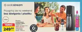 Carrefour Zestaw: urządzenie sst terra czarny + cylinder cqc butelka pepsi max Sodastream oferta