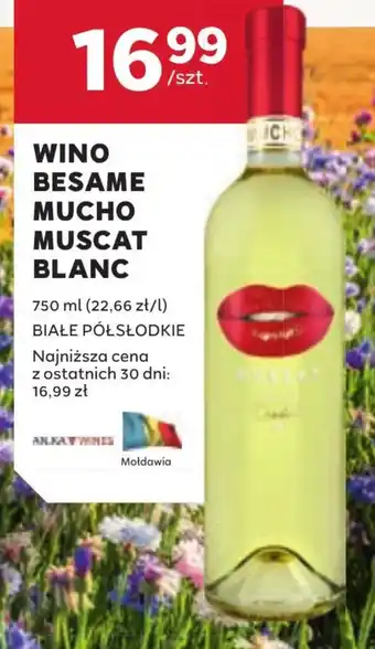 Stokrotka Wino półsłodkie Białe oferta