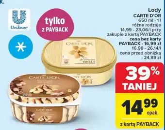 Carrefour Market Lody Carte D'or oferta