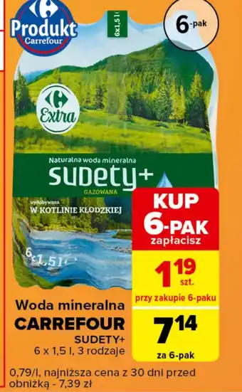 Carrefour Express Woda mineralna Carrefour oferta