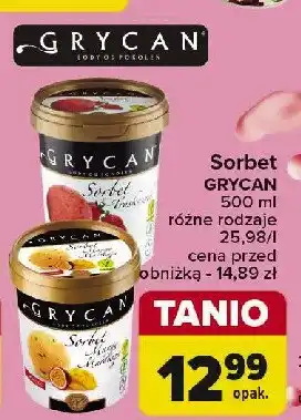 Carrefour Market Sorbet marakuja Grycan oferta