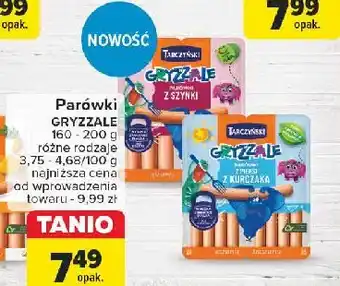 Carrefour Parówki z szynki Tarczyński gryzzale oferta