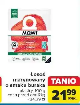 Łosoś wędzony z burakiem MOWI SIGNATURE