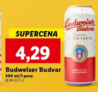Lidl Budweiser Budvar 500 ml oferta