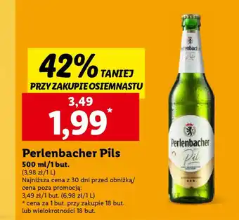 Lidl Perlenbacher Pils 500 ml oferta