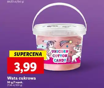 Lidl Wata cukrowa 50 g oferta