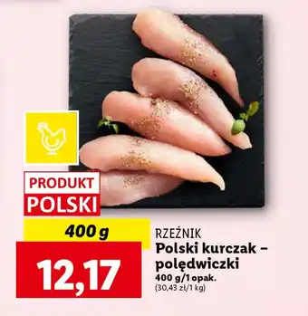 Lidl RZEŹNIK Polski kurczak - polędwiczki 400 g oferta