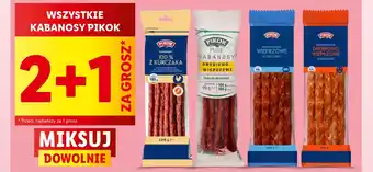 Lidl WSZYSTKIE KABANOSY PIKOK oferta