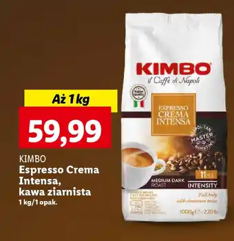Lidl KIMBO Espresso Crema Intensa, kawa ziarnista 1 kg oferta
