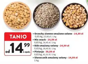 Intermarche Orzechy ziemne smażone solone 0,65 kg oferta