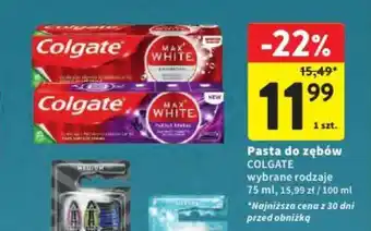 Intermarche Pasta do zębów COLGATE 75 ml oferta