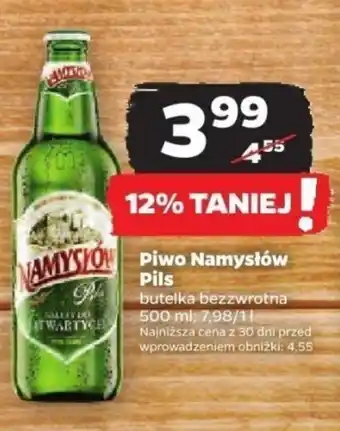Netto Piwo Namysłów Pils 500 ml oferta