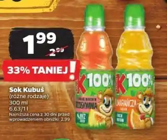 Netto Sok Kubuś 300 ml oferta