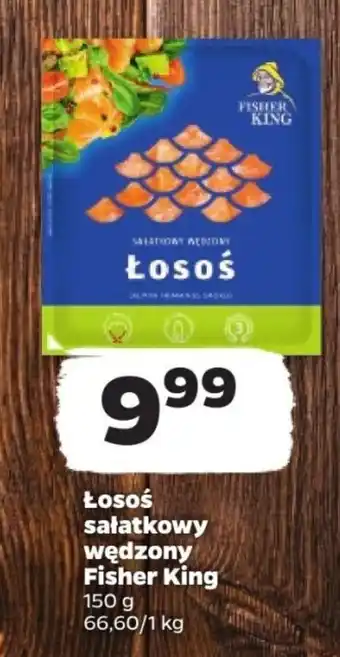 Netto Łosoś sałatkowy wędzony Fisher King 150 g oferta