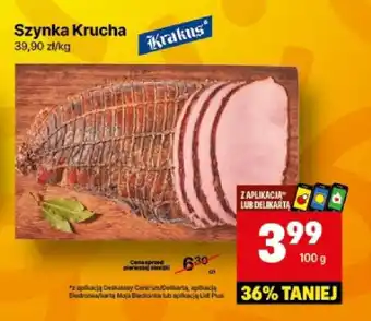 Delikatesy Centrum Szynka Krucha 100 g oferta