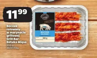Netto Boczek rolowany w marynacie grillowej Grill Bar Sztuka Mięsa 300 g oferta