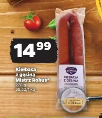 Netto Kiełbasa z gęsiną Mistrz Rohus 270 g oferta