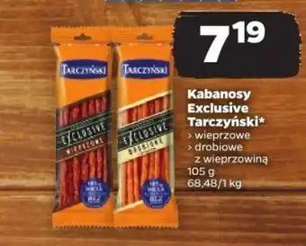 Netto Kabanosy Exclusive Tarczyński 105 g oferta