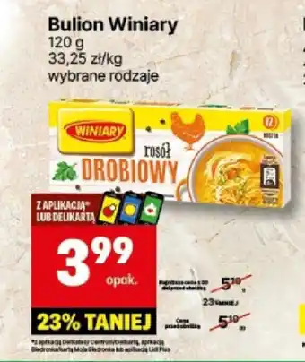 Delikatesy Centrum Bulion Winiary 120 g oferta