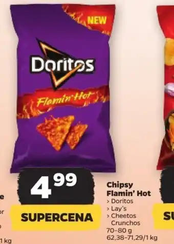 Netto Chipsy Flamin' Hot 70-80 g oferta