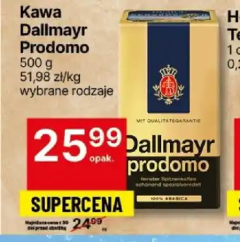 Delikatesy Centrum Kawa Dallmayr Prodomo 500 g oferta