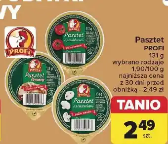 Carrefour Pasztet z drobiem i pieczarkami Profi Wielkopolski oferta