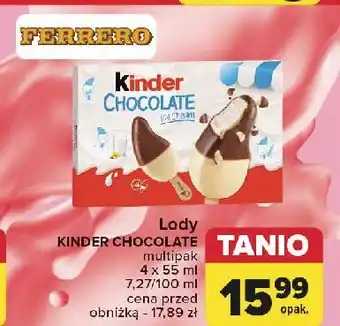 Carrefour Lody Kinder Chocolate oferta