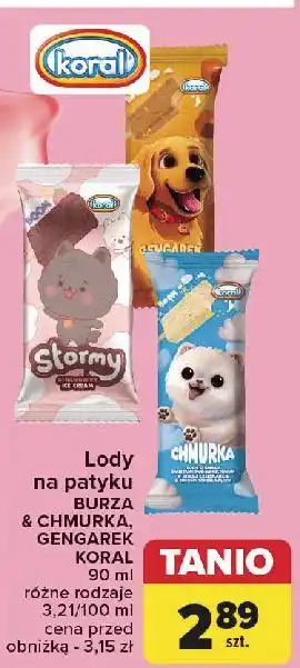 Carrefour Lód chmurka Koral oferta