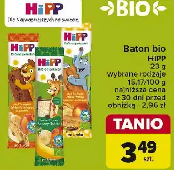 Carrefour Baton bananowo-jabłkowy Hipp Owocowy Przyjaciel oferta