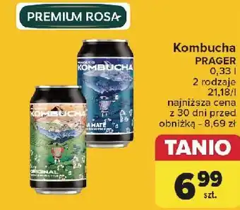 Carrefour Napój Pragers Kombucha Original oferta