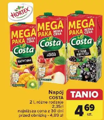 Carrefour Napój multiwitamina Costa oferta