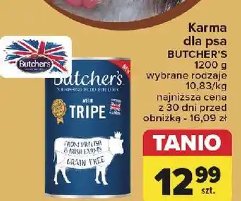 Carrefour Karma dla psa pasztet z wołowina Butcher's oferta