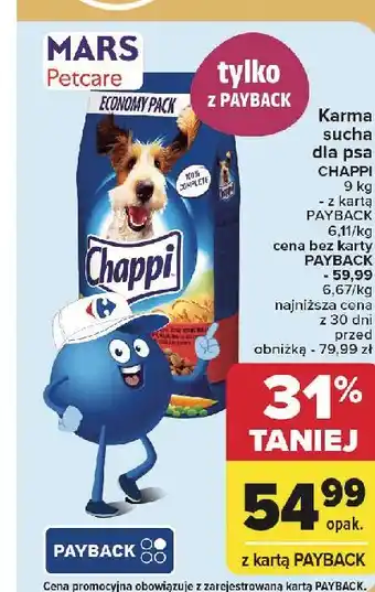 Carrefour Karma dla psa wołowina Chappi oferta