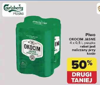 Carrefour Piwo Okocim Jasne Okocimskie oferta