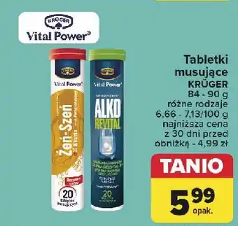 Carrefour Suplement diety alko revital Kruger oferta