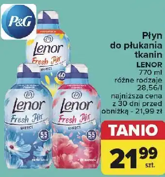 Carrefour Płyn do płukania pink blossom Lenor Fresh Air Effect oferta