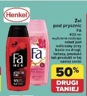 Carrefour Żel pod prysznic pink jasmine Fa Magic Oil oferta