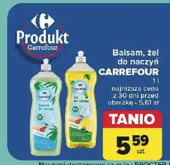 Carrefour Żel do mycia naczyń cytrynowy Carrefour Essential oferta