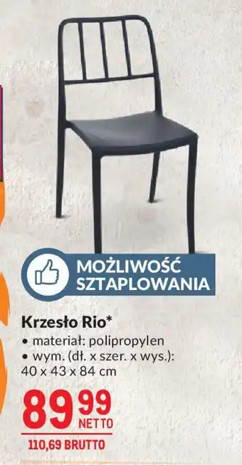 Makro Krzesło Rio oferta