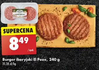 Biedronka Burger El Pozo oferta