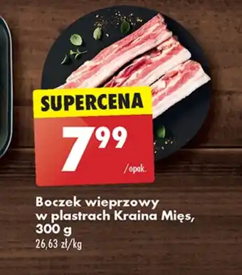 Biedronka Boczek wieprzowy Kraina Mięs oferta